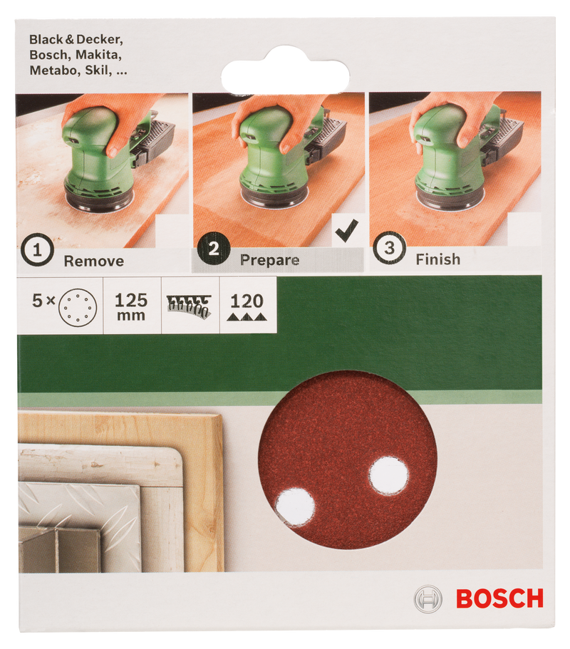 Bosch SET OF SANDING PAPERS