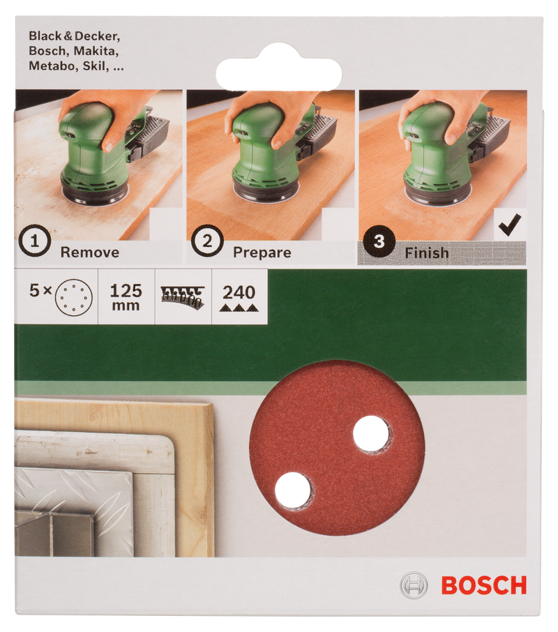 Bosch SET OF SANDING PAPERS