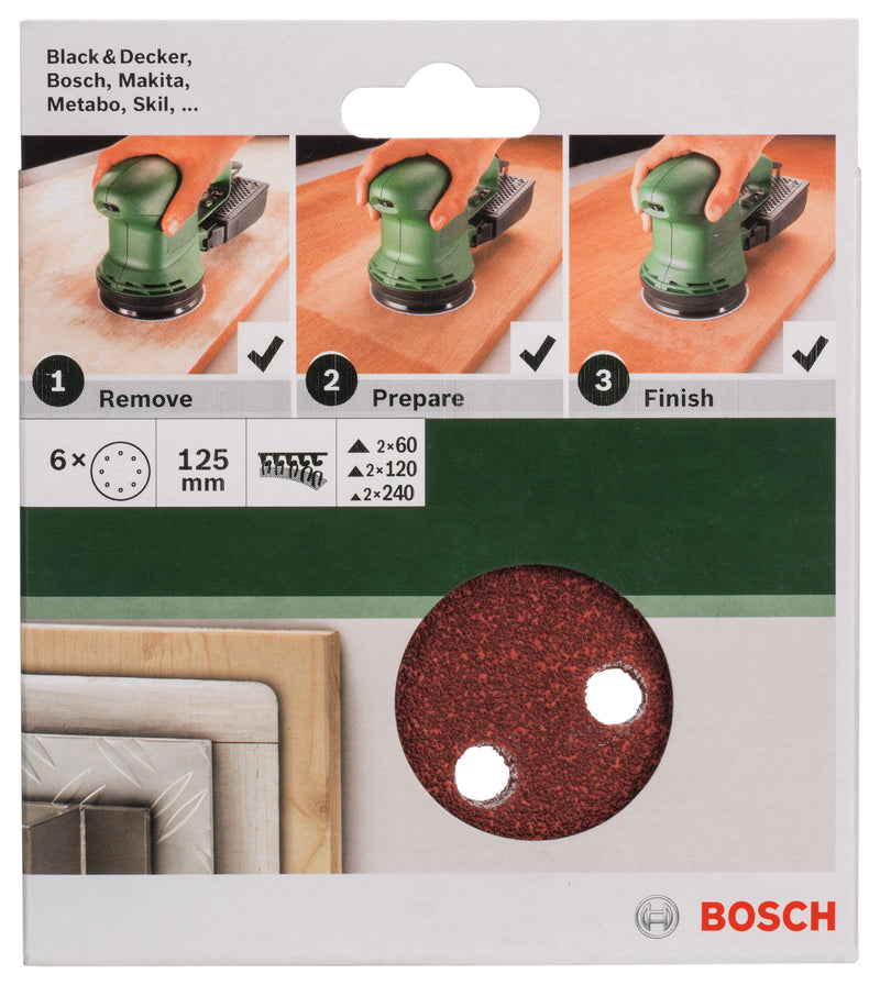 Conjunto de lixas Bosch