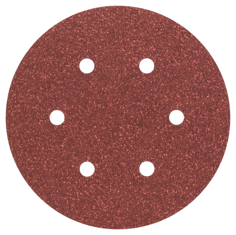 Conjunto de 5 folhas de lixa Bosch para lixadora orbital aleatória G= 80