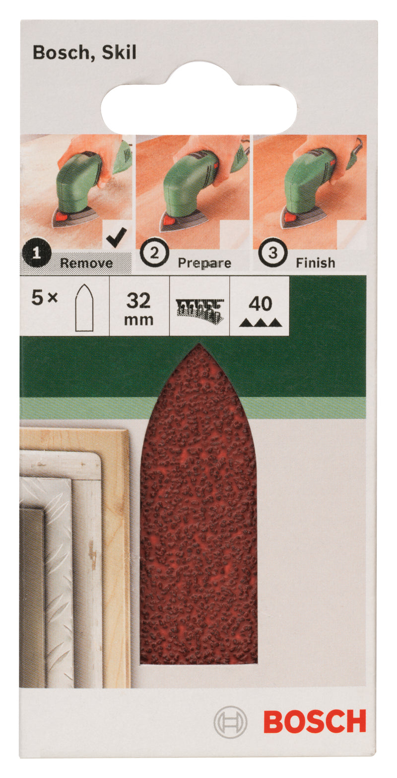 Bosch JUEGO DE PAPELES DE LIJA