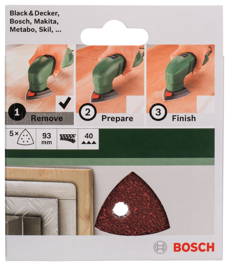 Bosch JUEGO DE PAPELES DE LIJA