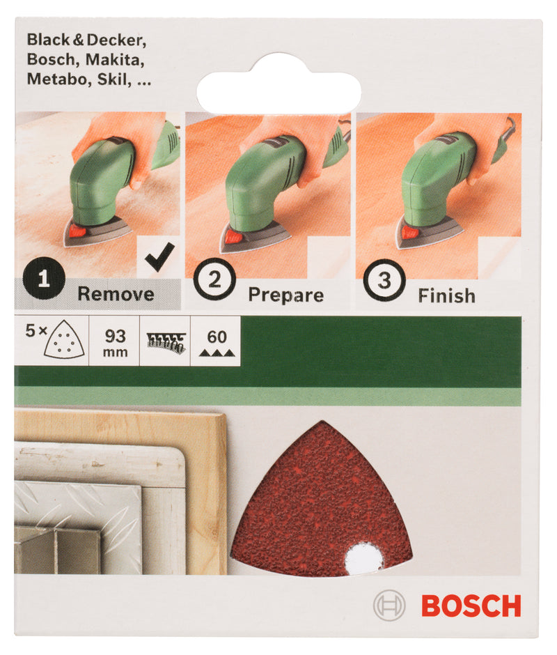 Bosch JUEGO DE PAPELES DE LIJA 123 105 8 mm 0,103