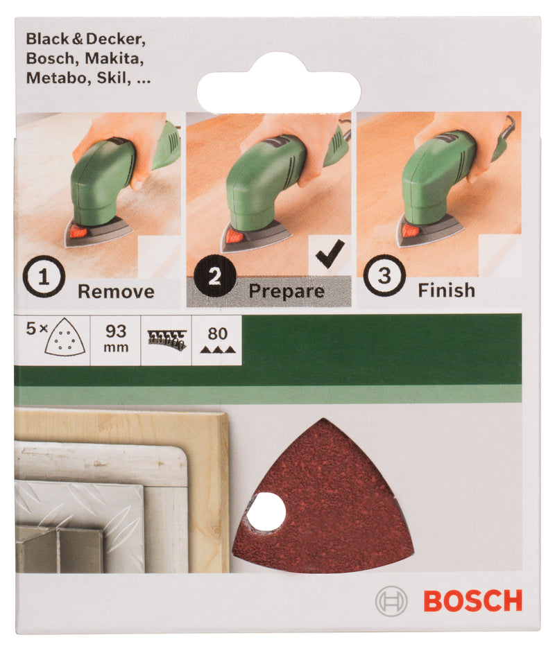 Bosch JUEGO DE PAPELES DE LIJA