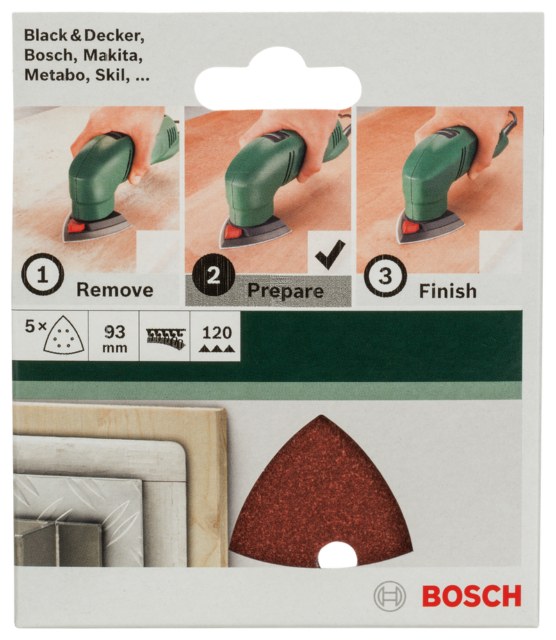Bosch SET OF SANDING PAPERS