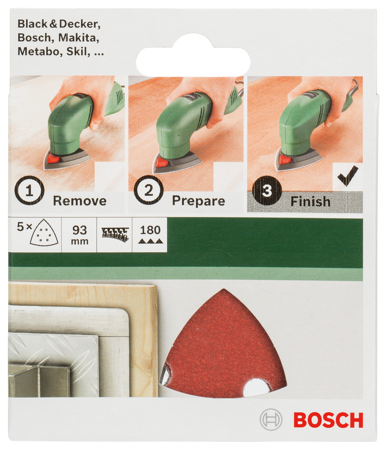 Bosch SET OF SANDING PAPERS