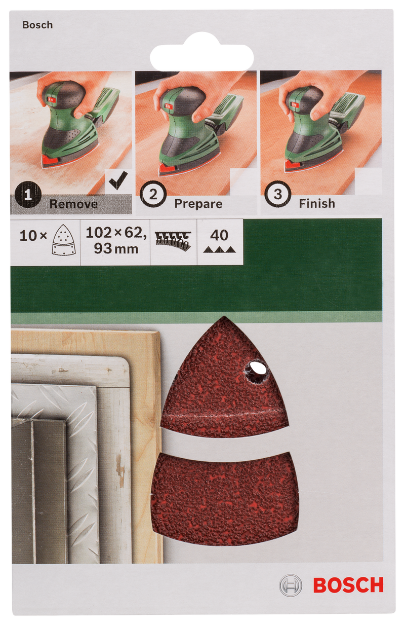 Bosch JUEGO DE PAPELES DE LIJA