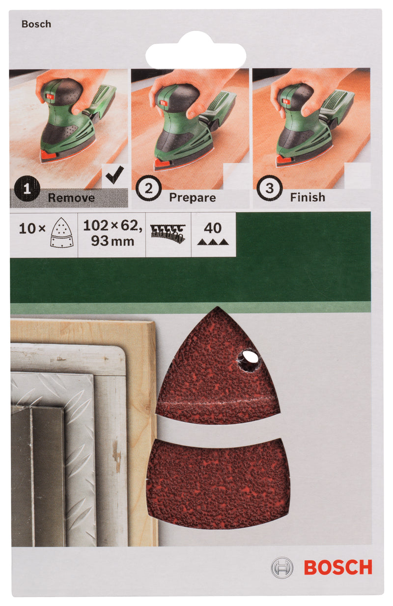 Bosch JUEGO DE PAPELES DE LIJA