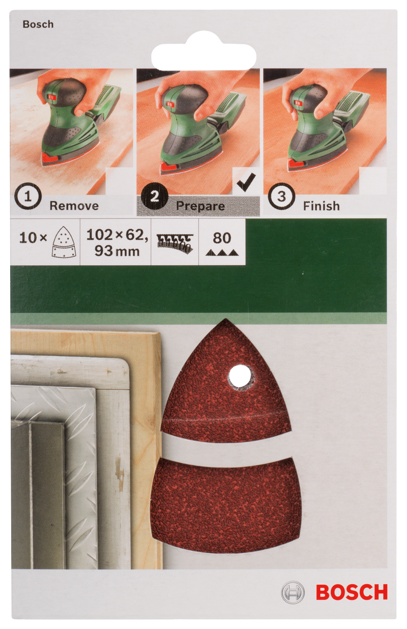 Bosch JUEGO DE PAPELES DE LIJA