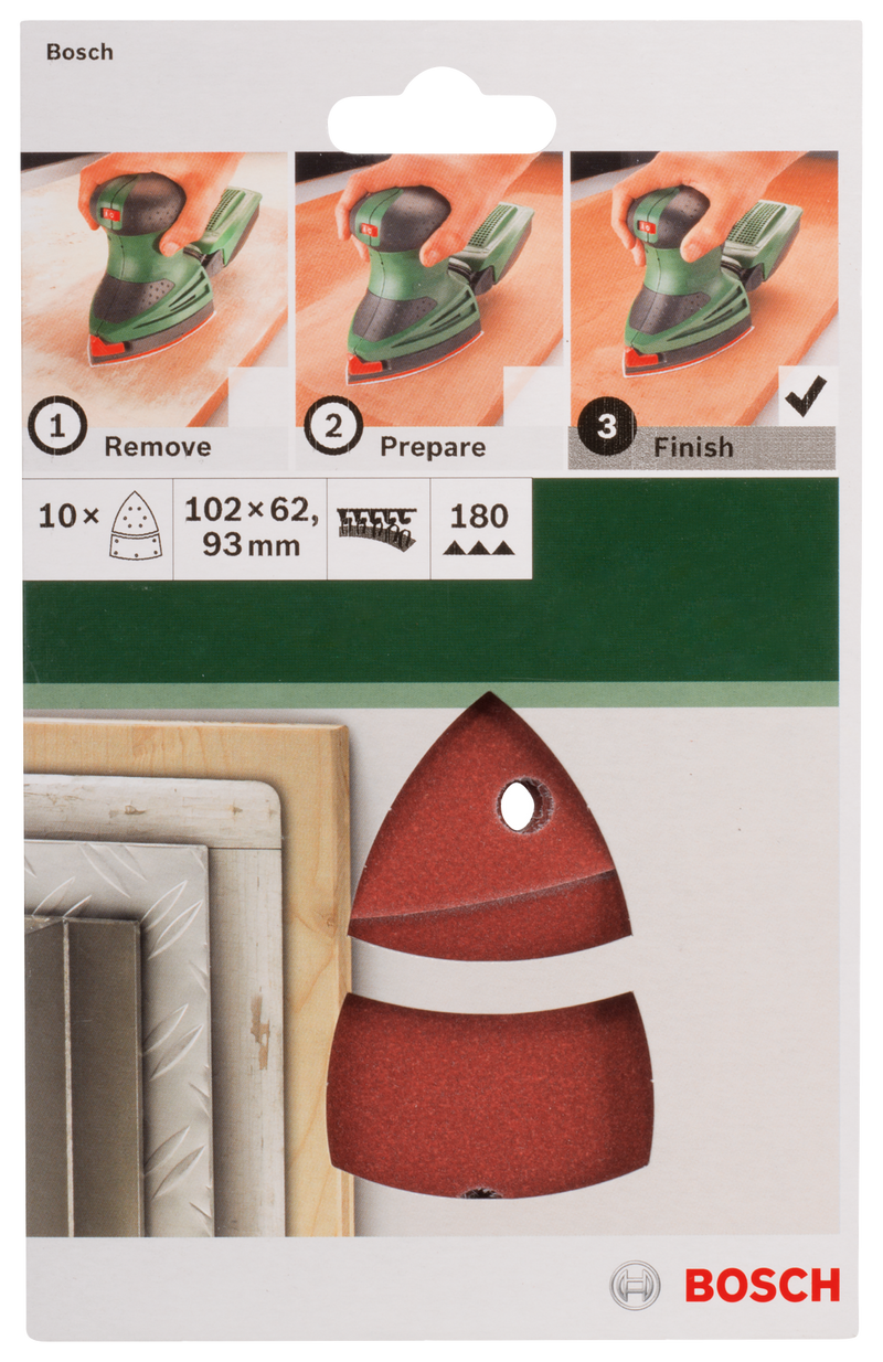 Bosch SET OF SANDING PAPERS