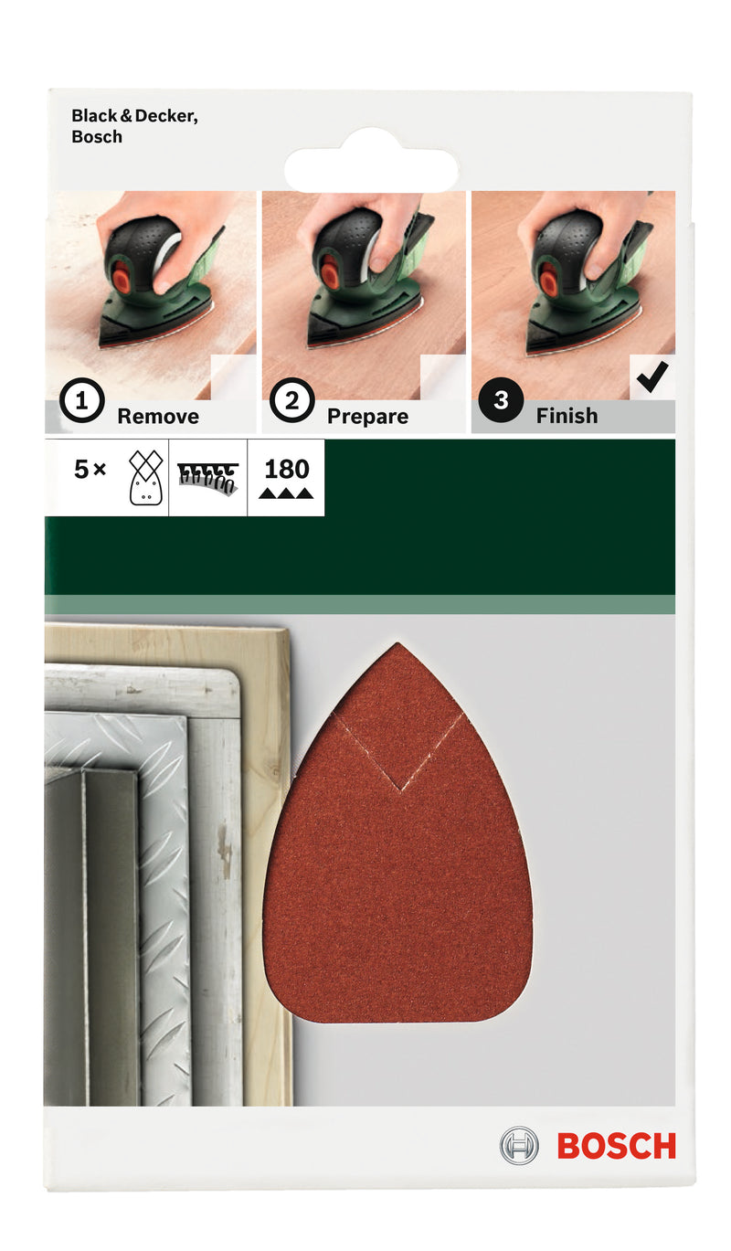 Bosch Sanding Sheet 95X135 Mm, G180, B&D Mouse