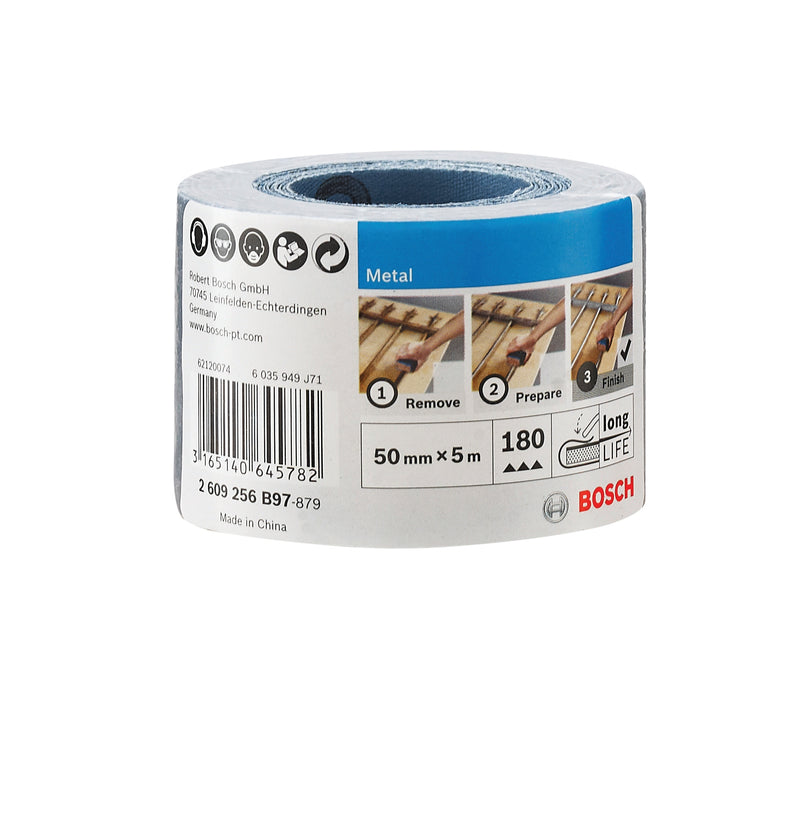 Bosch DIY sand. roll metal G180 50x500