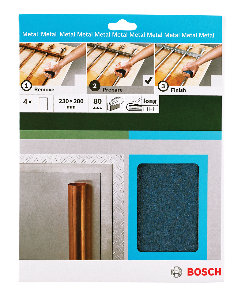 Lixeira Bosch DIY. folhas metálicas G80 230x280