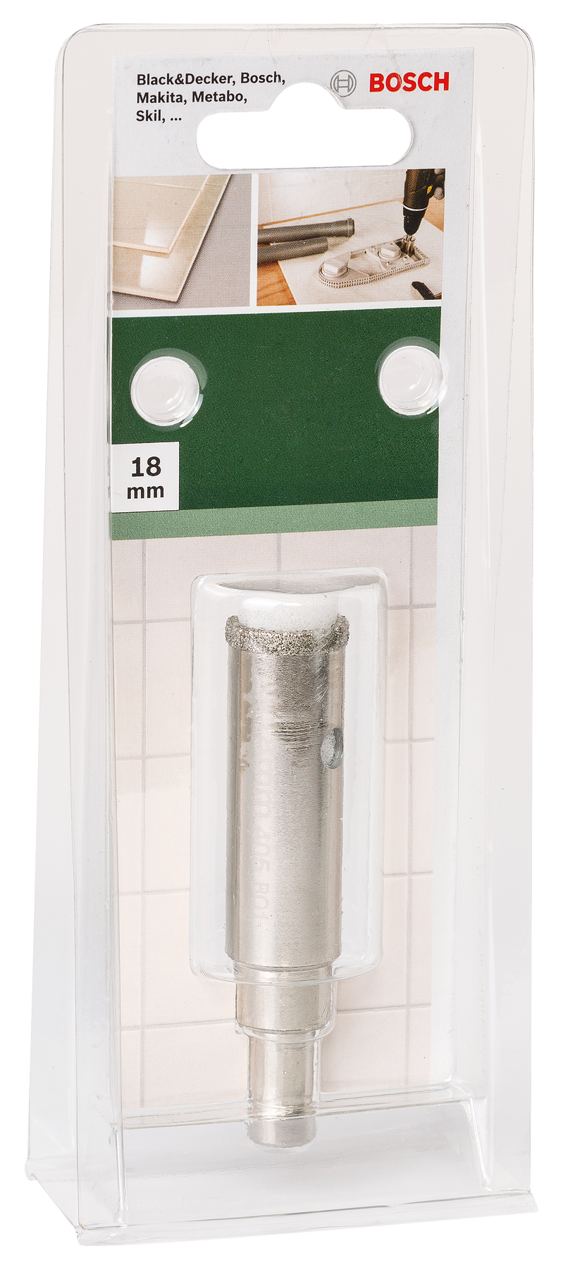 Bosch Diamond hole sawDiameter = 18 mm