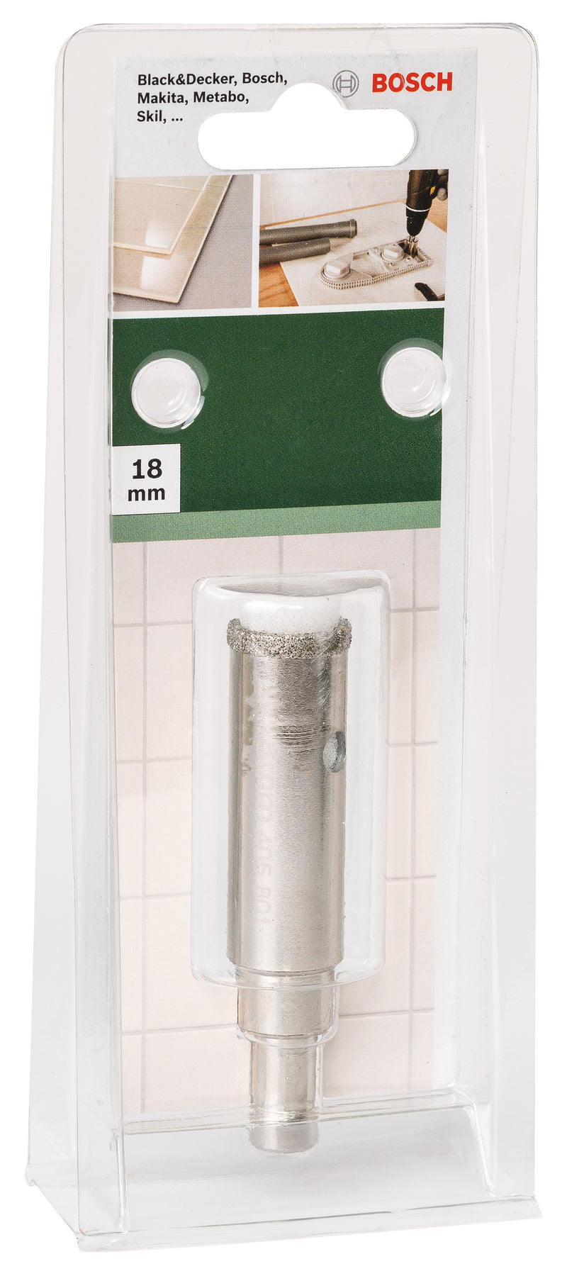 Bosch Diamond hole sawDiameter = 18 mm