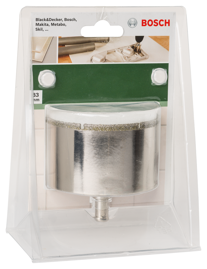 Sierra de corona de diamante BoschDiámetro = 83 mm