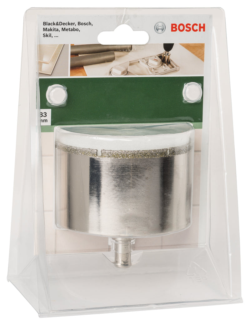 Sierra de corona de diamante BoschDiámetro = 83 mm