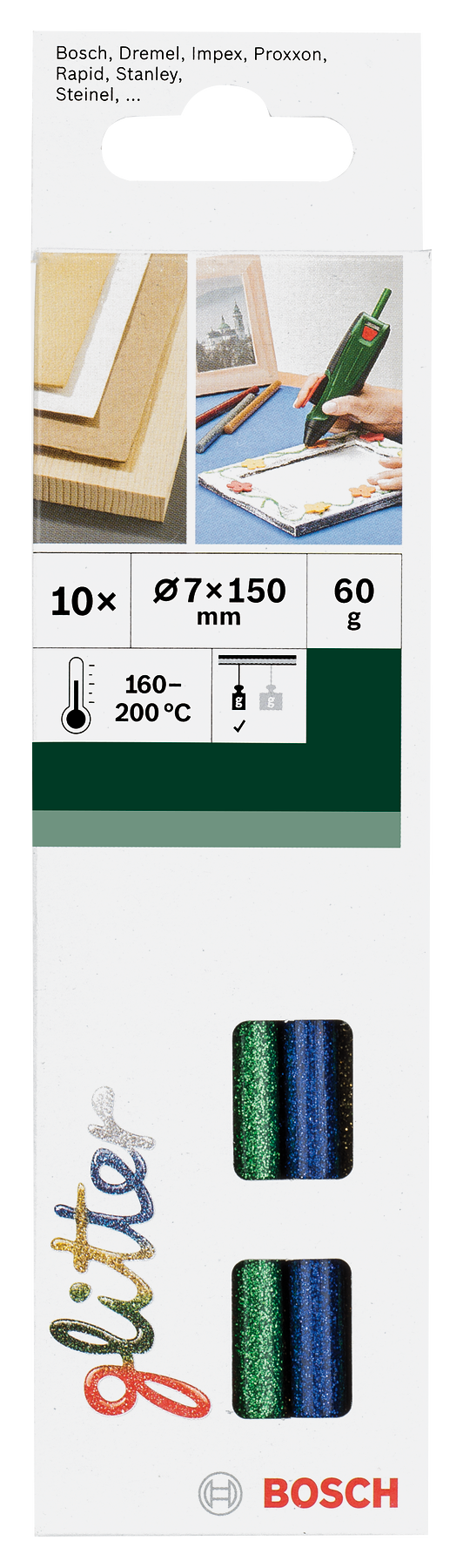 Adesivo termoplástico Bosch Glitter