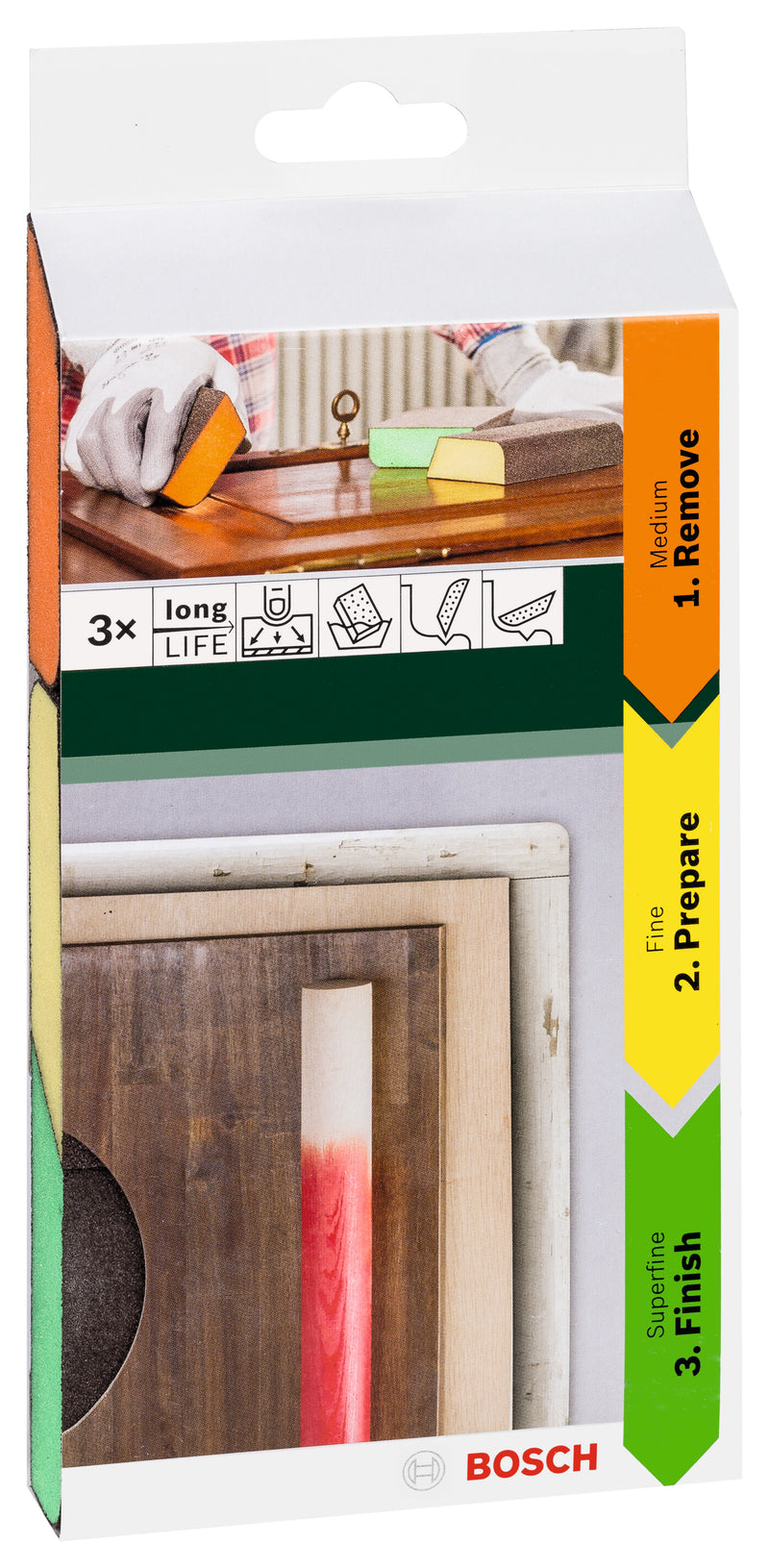 Bosch Set schuursponzen profile