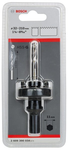 Bosch HEX. SHANK ARBOR FOR 32-210MM