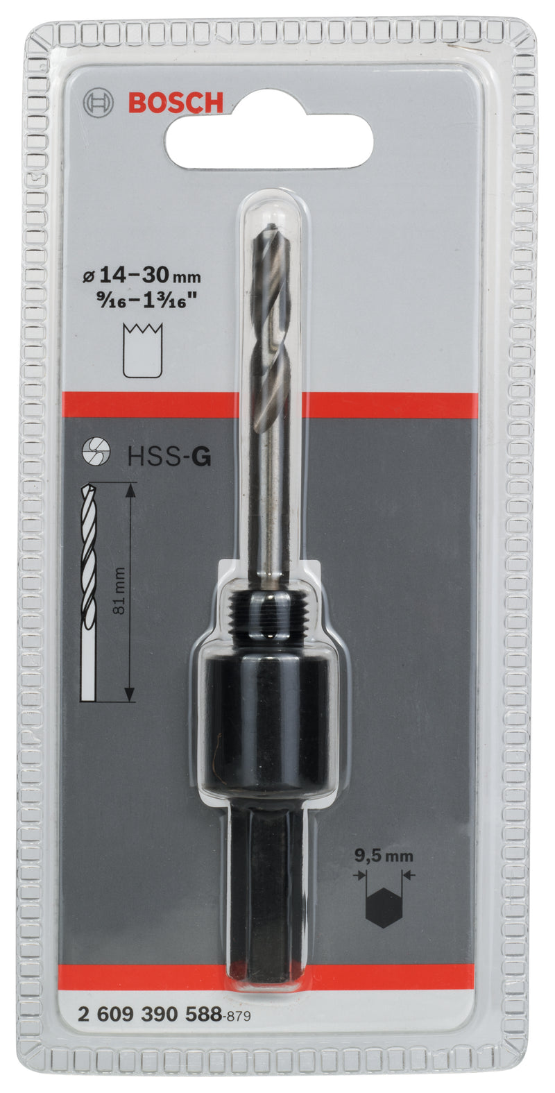 Bosch Adapter 3/8" hex arbor