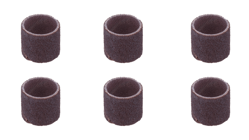 Banda de lija Bosch DREMEL 432 de 13 mm, G120, 6 piezas