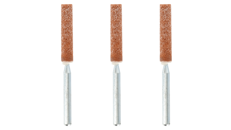 Piedra de afilar Bosch DREMEL 454 de 4,8 mm, 3 piezas
