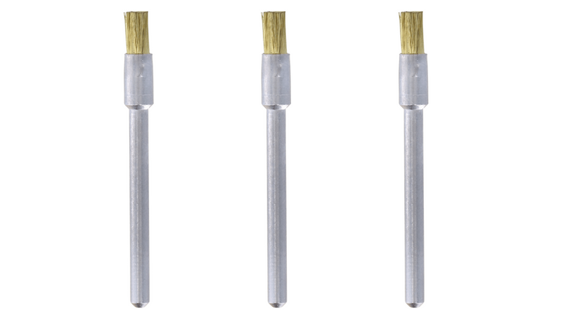 Limpar / polir Dremel (Escova de latão de 3,2 mm (537) )