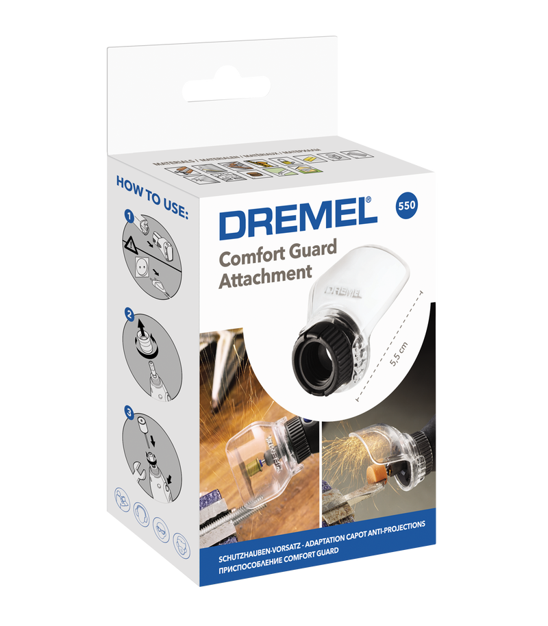 Multi-fasteners for attaching Dremel (Comfort Guard DREMEL® (550(1))