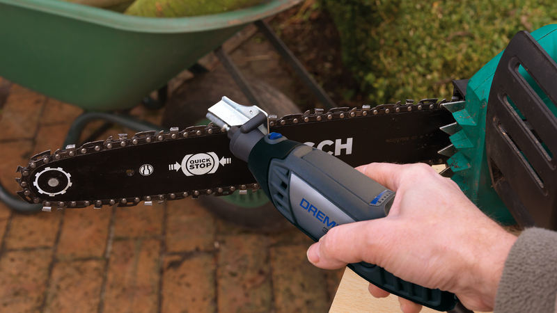 Multifixações para afiar Dremel (Multifixação para afiar serras de corrente DREMEL® (1453) )