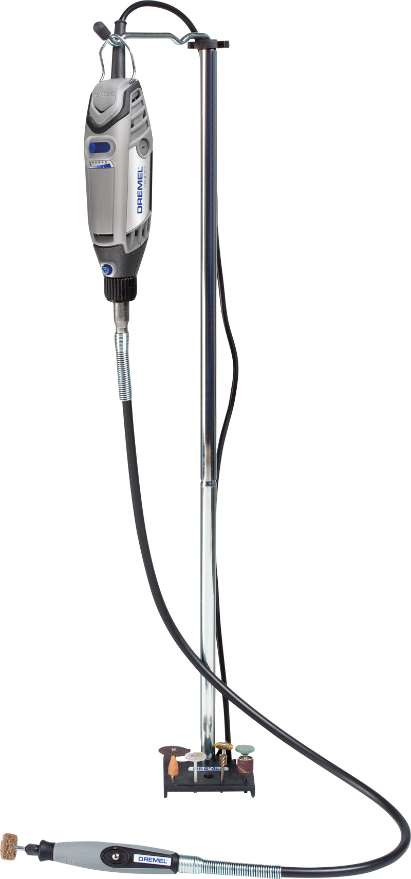 Multifixações para prender Dremel (Suporte de ferramentas de veio flexível DREMEL® (2222) )