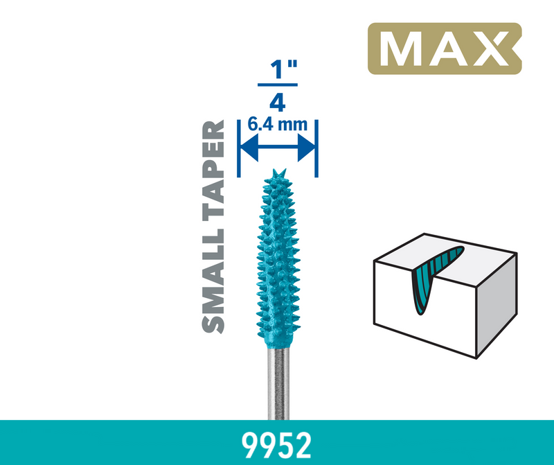 Talhar/Gravar Dremel (Ponta de esculpir cónica DREMEL® MAX (9952) )