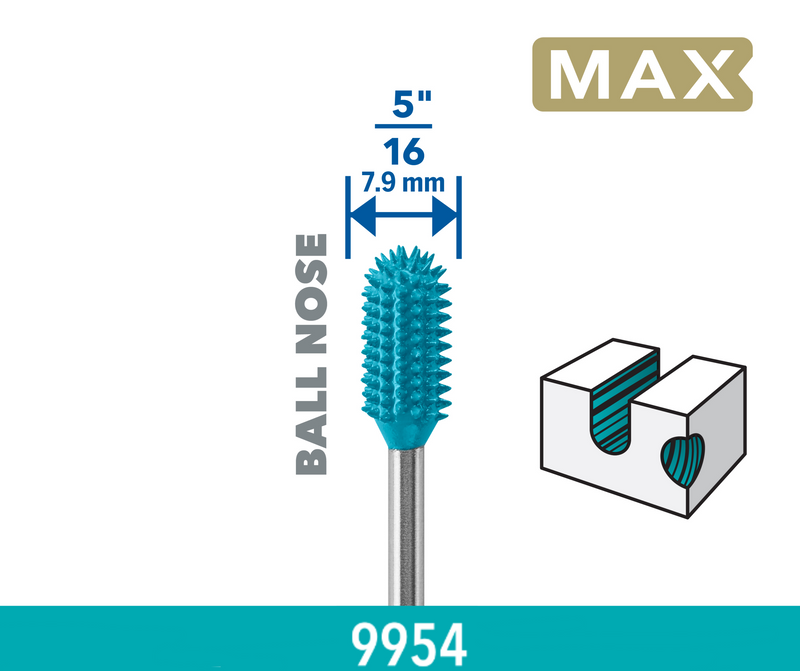 Talhar/Gravar Dremel (Ponta de esculpir Power Carving de diamante DREMEL® MAX (9954) )