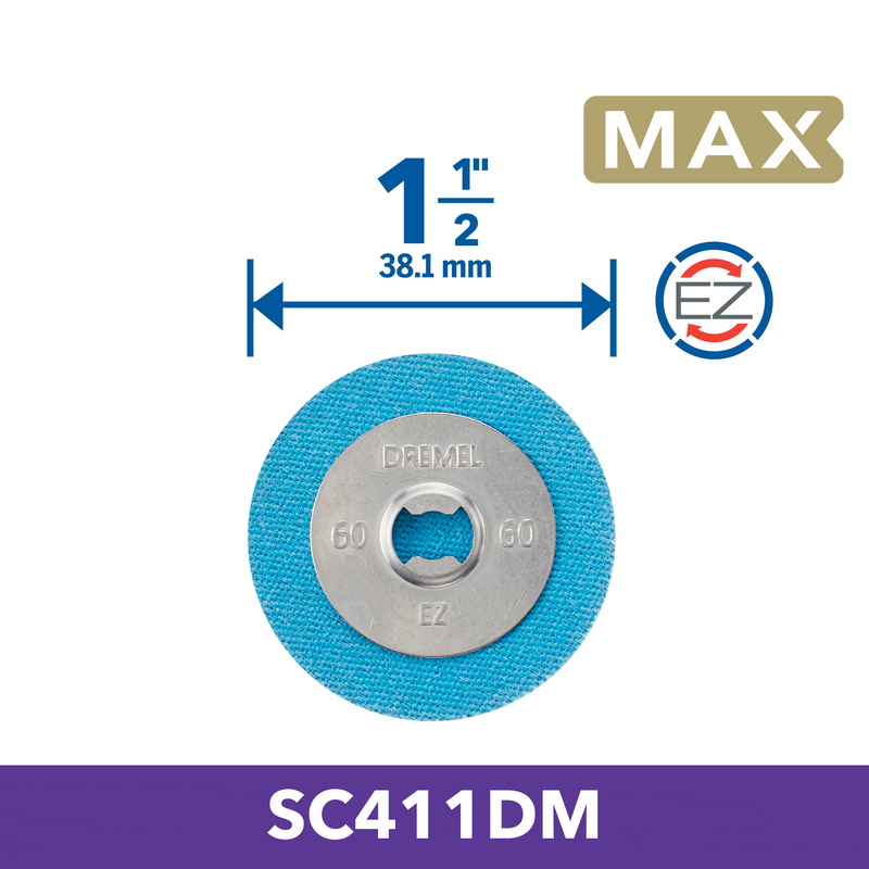 Discos de lijado Dremel (discos de lijado DREMEL® MAX EZ SpeedClic (SC411DM)