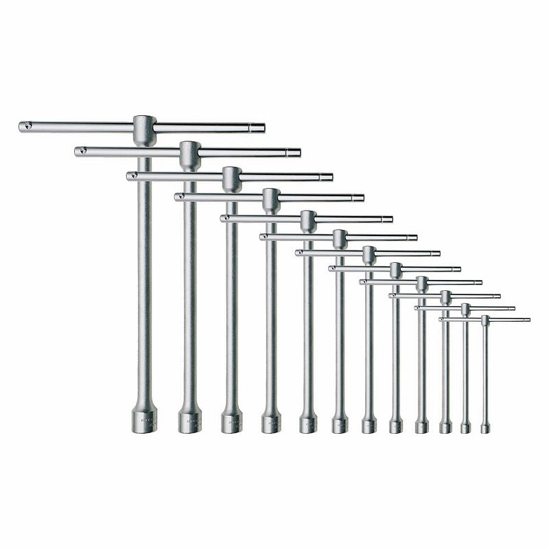 USAG (275 SE12) Conjunto de 12 chaves de bocas com cabo em T e abertura hexagonal