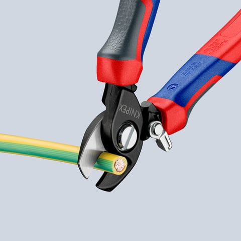 Knipex (95 22 165) Cable Shears With opening spring