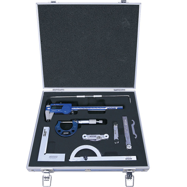Conjunto de ferramentas de medição Accud (280-08) com 8 peças