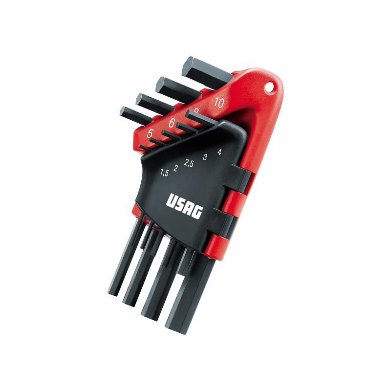 USAG (280 N/S9) Conjunto de 9 chaves hexagonais angulares