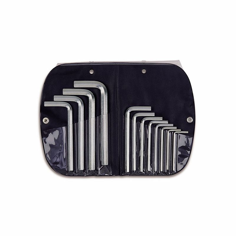 USAG (280 P/SE12) Conjunto de 12 chaves hexagonais angulares, tamanhos em polegadas