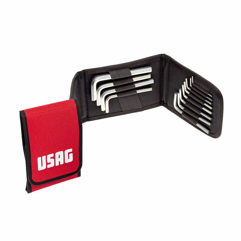 USAG (280 SE12) Conjunto de 12 chaves hexagonais angulares