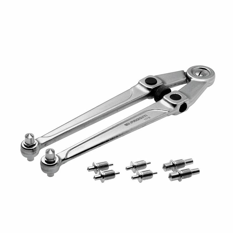 USAG (281 DT) Adjustable Pin-Type Face Wrenches With Round Pins