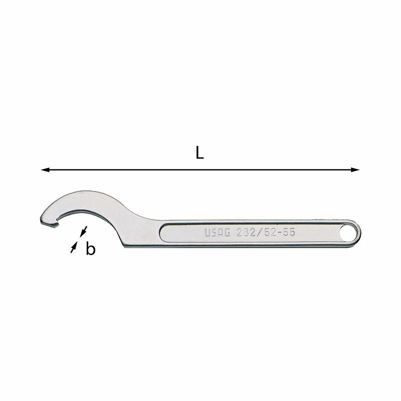 USAG (282) Hook Wrenches with Square Pin