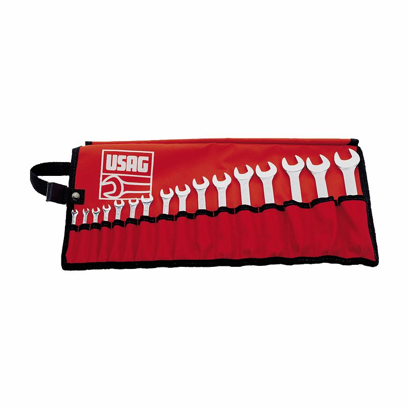 USAG (285 C/SE16) Set of 16 Short Combination Wrenches