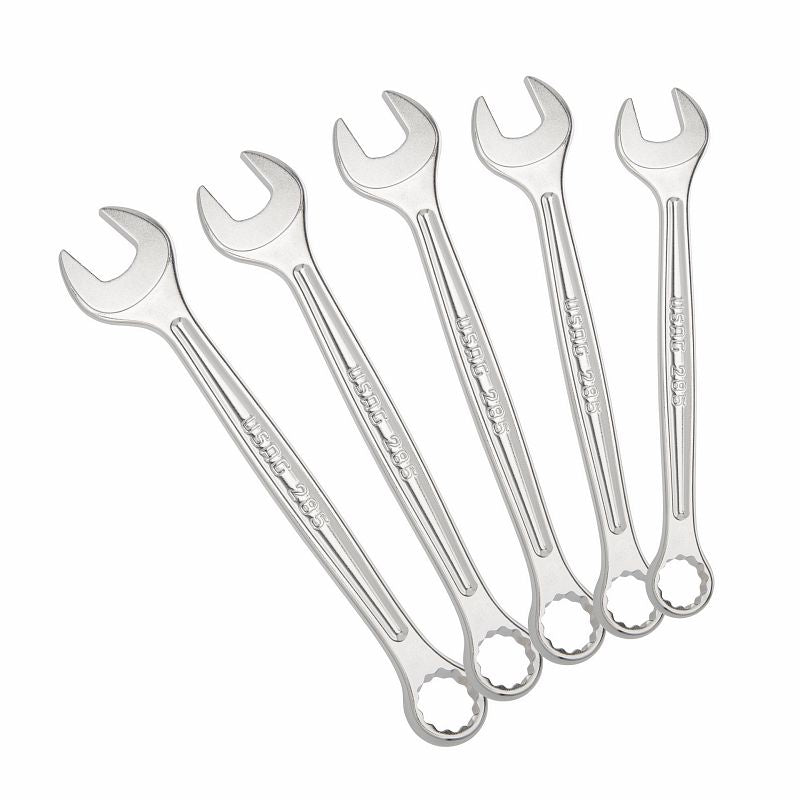 USAG (285 P/SE5) Set Of 5 Combination Wrenches, Inch Sizes