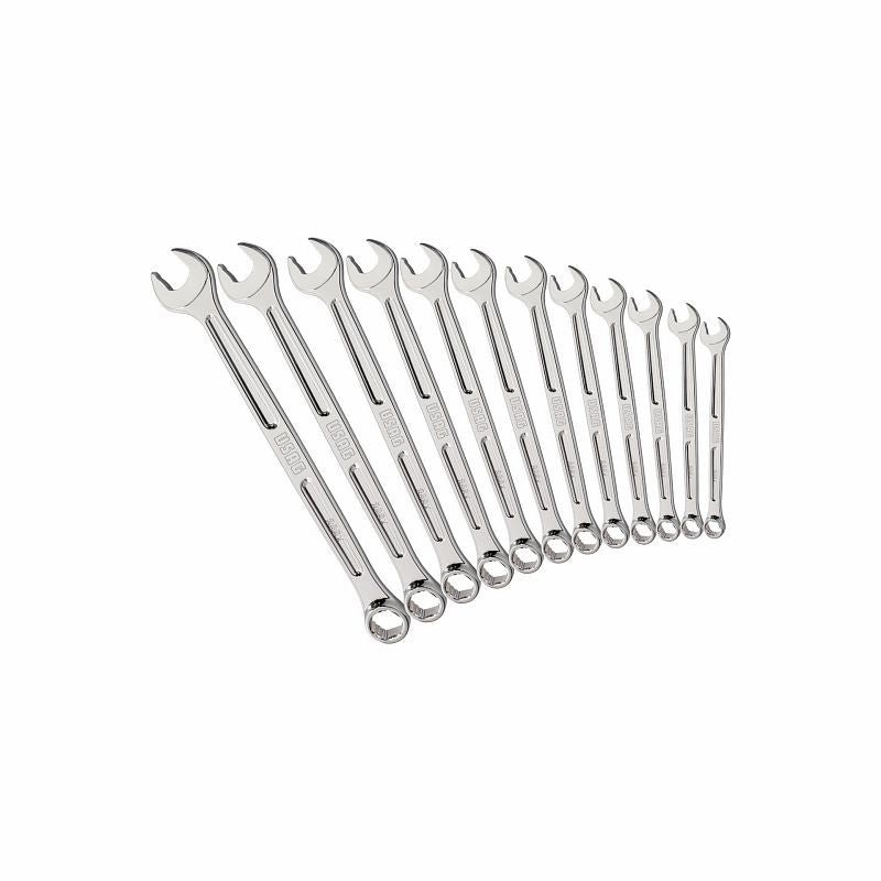 USAG (285 X SE12) Set Of 12 Combination Wrenches With Special X-Grip Profiles