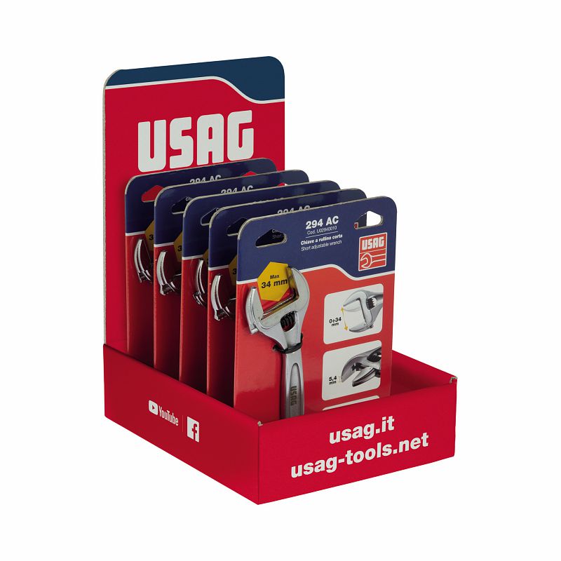 Expositor de mostrador USAG (294 AC/B5) con llaves ajustables