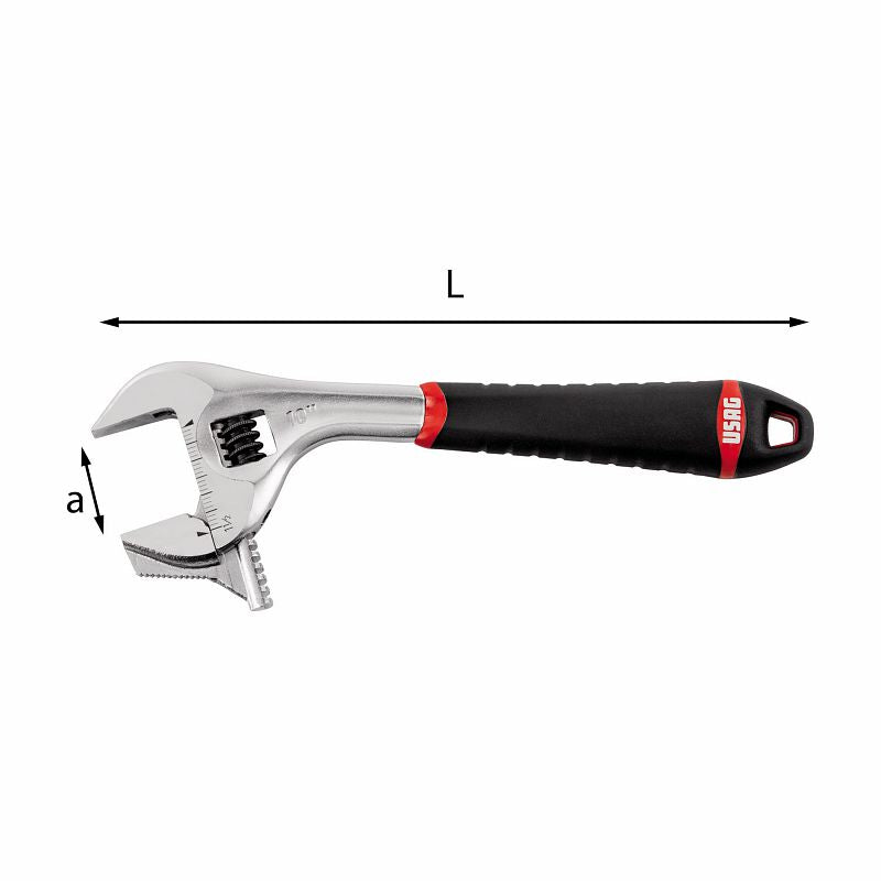 USAG (294 AG) Reversible Adjustable Wrenches With Handle
