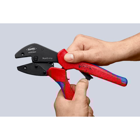 Knipex (97 33 01) MultiCrimp Crimping Pliers with changer magazine