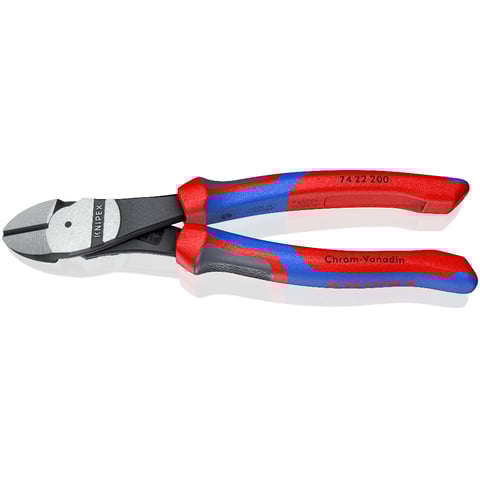 Knipex (74 22 200) Alicates de corte diagonal de gran capacidad de apalancamiento