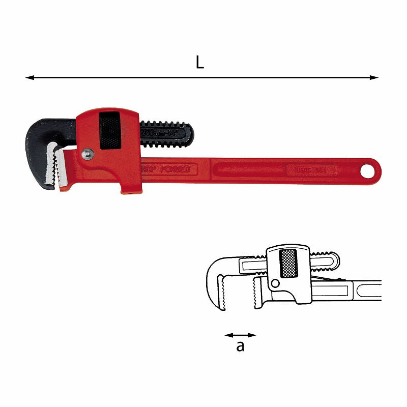 Chaves de tubo tipo Stillson da USAG (301 N)